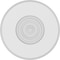 Ekena Millwork Standard Grayson Bullseye Rosette with Beveled Edge, 7"W x 7"H x 1/2"P ROSP070X070X050GRY03 - alternate 4